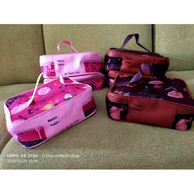 

Tas bekal makanan, tas souvenir partus, tas kosmetik, tas souvenir ultah