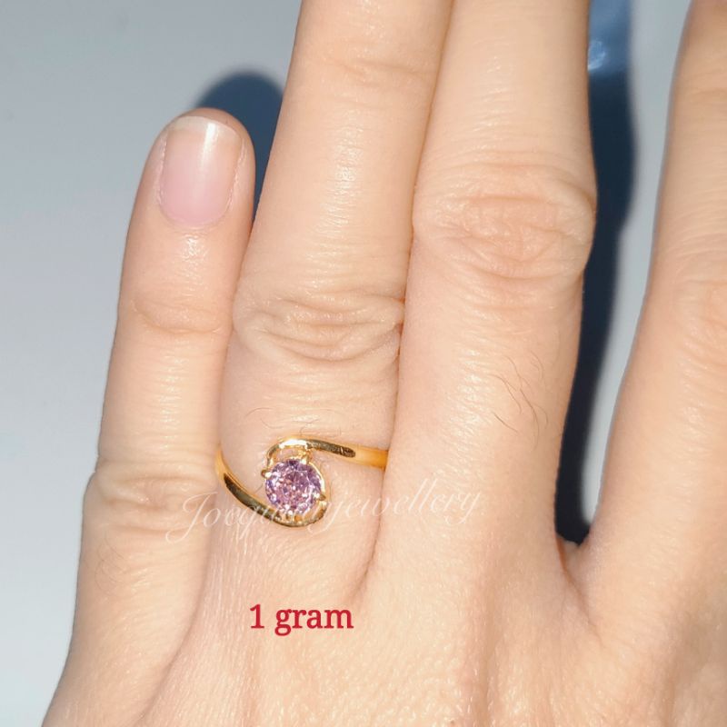 cincin emas muda 1 gram mata 1