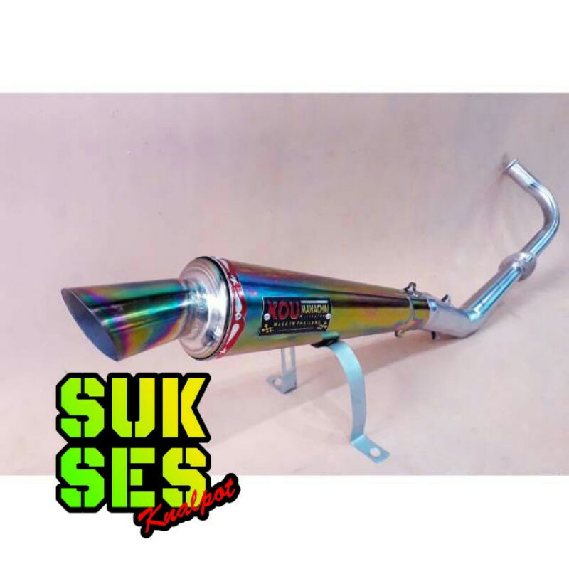 Knalpot racing Kou BUNGLON Mio j Mio sporty Mio m3 vario 110 vario 125 beat fi beat karbu scoopy
