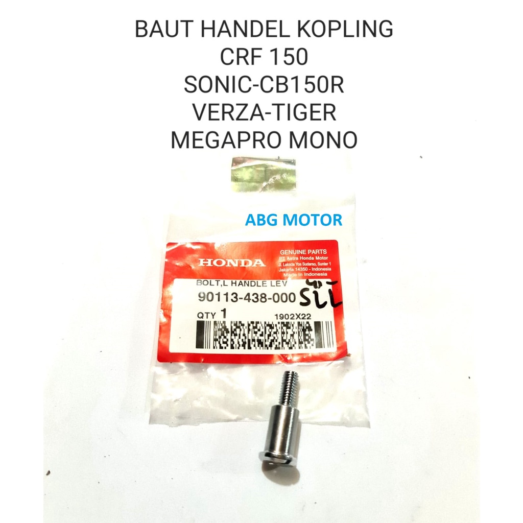 BAUT HANDEL KOPLING CRF 150 VERZA TIGER CB150R SONIC MEGAPRO MONO ORIGINAL 90113-438-000