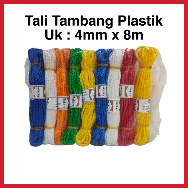 

TALI TAMBANG PLASTIK 4MM X 8M