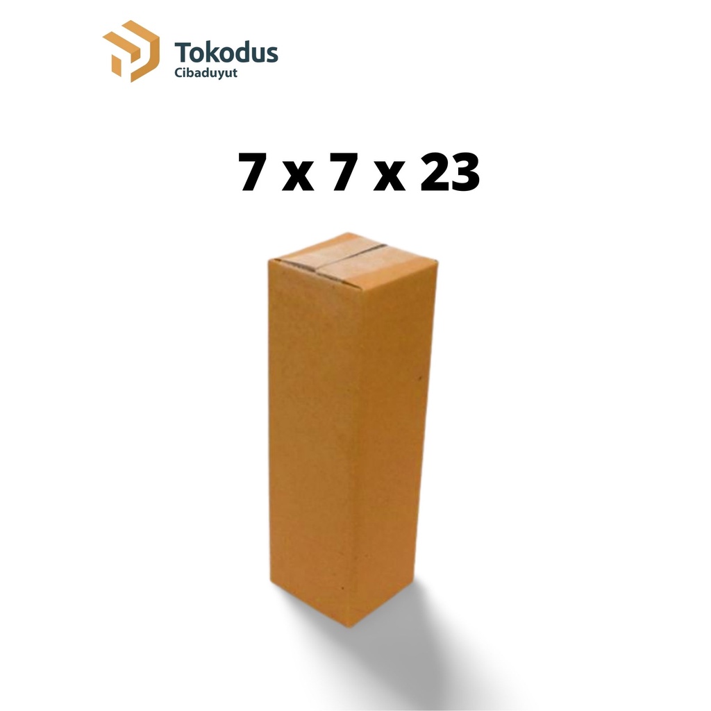

Kardus Box Tumbler | Kardus Box Polos | Kardus Box Packing | Box Botol | Dus Kemasan uk 7 x 7 x 23 cm - Tokodus Cibaduyut