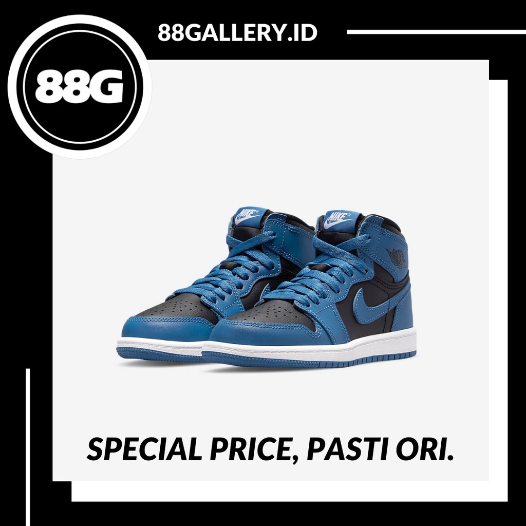 Air Jordan 1 High Marina Blue Kids / Sepatu Jordan Anak