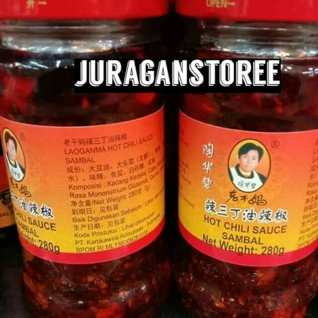 Lao gan ma hot chili sauce 280gr