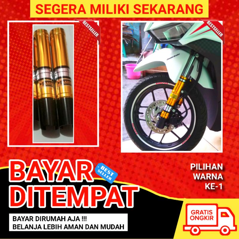 Master Cover Shock Sok Skok Depan Vario 125 LED 110 Vario 150 Karbu Old New Depan