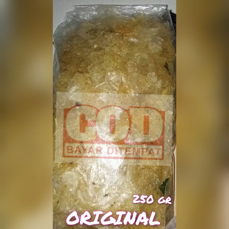 

paket 250gr keripik kaca original gurih