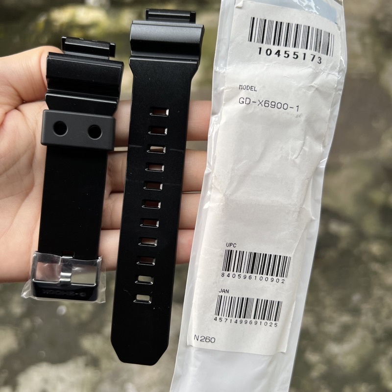 Tali strap jam tangan casio g-shock original GD-X6900 1 band GD X6900