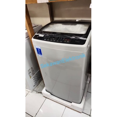 MESIN CUCI 1 TABUNG AQUA SANYO 7 KG AQW 78 DD
