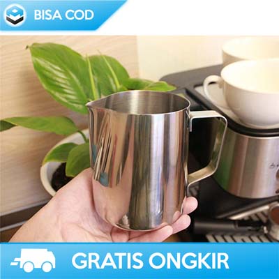 GELAS KOPI STAINLESS STEEL TAHAN PANAS ONETWOCUPS J068 ORIGINAL - PITCHER SET 350 ML KOPI ESPRESSO