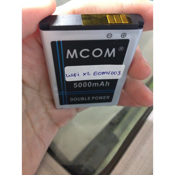TERBARU Baterai Modem Wifi XL Go Movimax MV003 Dobel Power Mcom 5000Mah    STOK TERBATAS stok READY