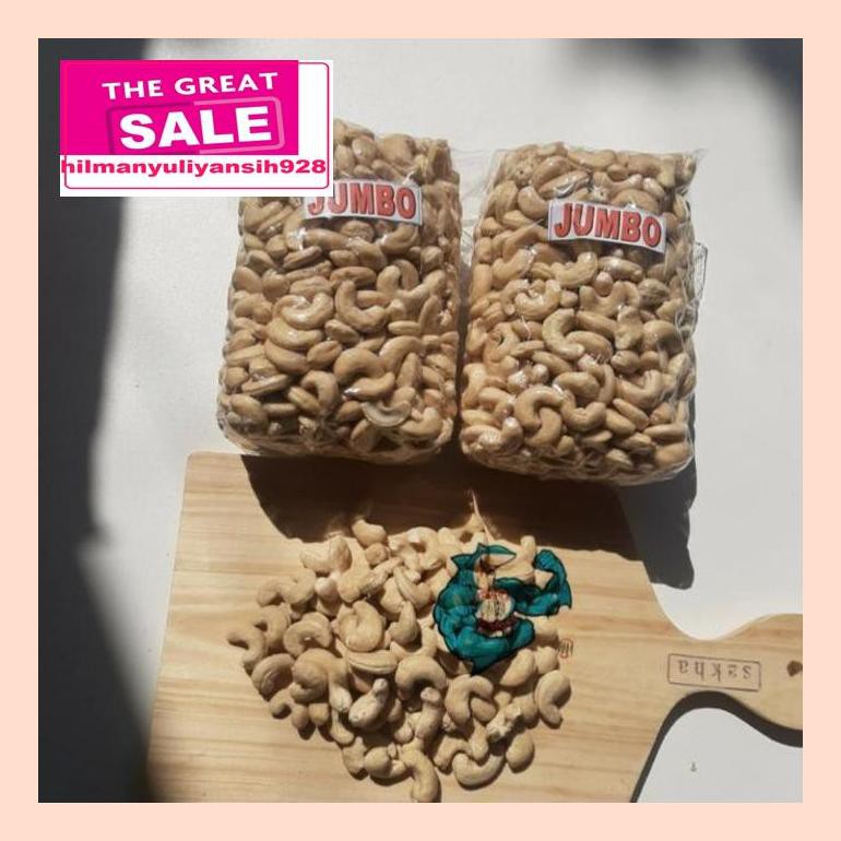 

S50Mra Kacang Mede Mentah Sulawesi Ukuran Jumbo 500G Kualitas Super Ret05Vh