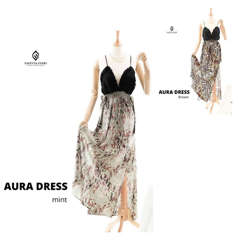 AURA DRESS original by SAFIYYA SYARI homedress premium baju tidur daster