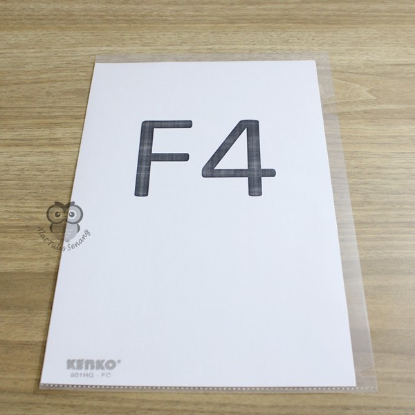 

Map F4 Transparan Clear Sleeves KENKO bentuk L TERBAIK