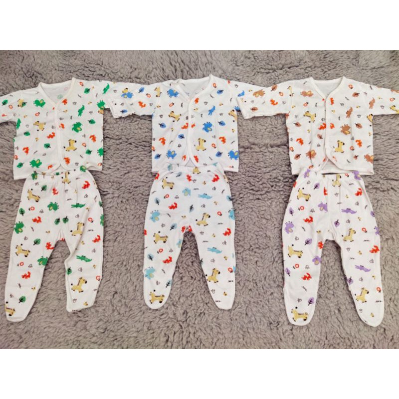 Tara Setelan Baju Bayi Lengan Panjang Celana Panjang Piyama Baby