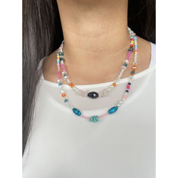 Alice kalung Beads dua layer