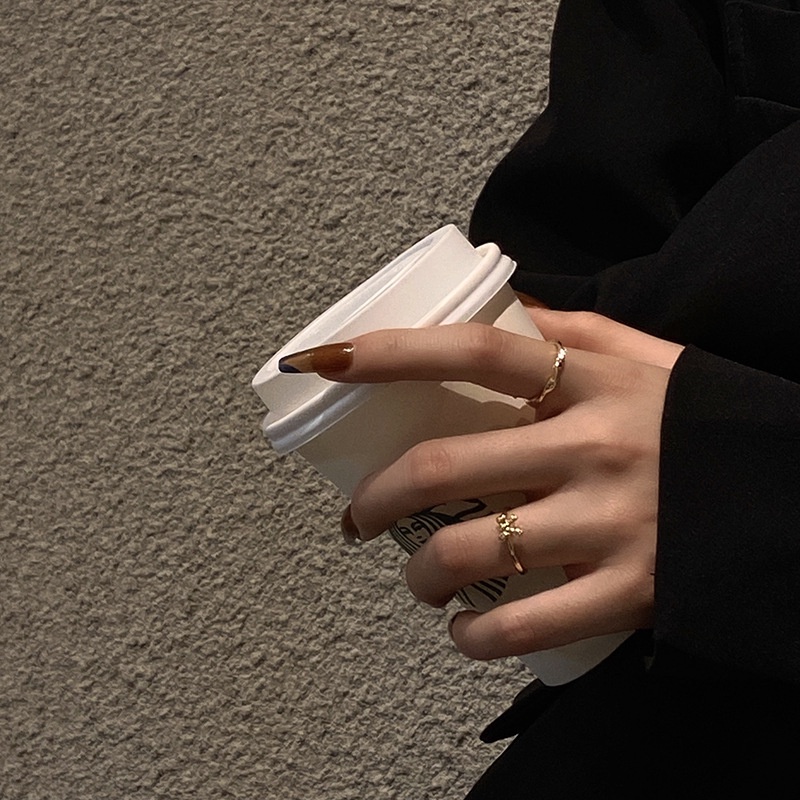 Cincin 32 ( 1 set isi 2 ) Bisa diatur Sizenya ,Cincin Unik Lucu Keren /Deluna/BS