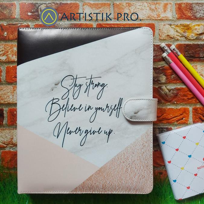 

Office & Stationery | Document Organizer | Binder Printing Motip Never Give Up A5/Ring 20, B5/Ring 26 | Best Seller