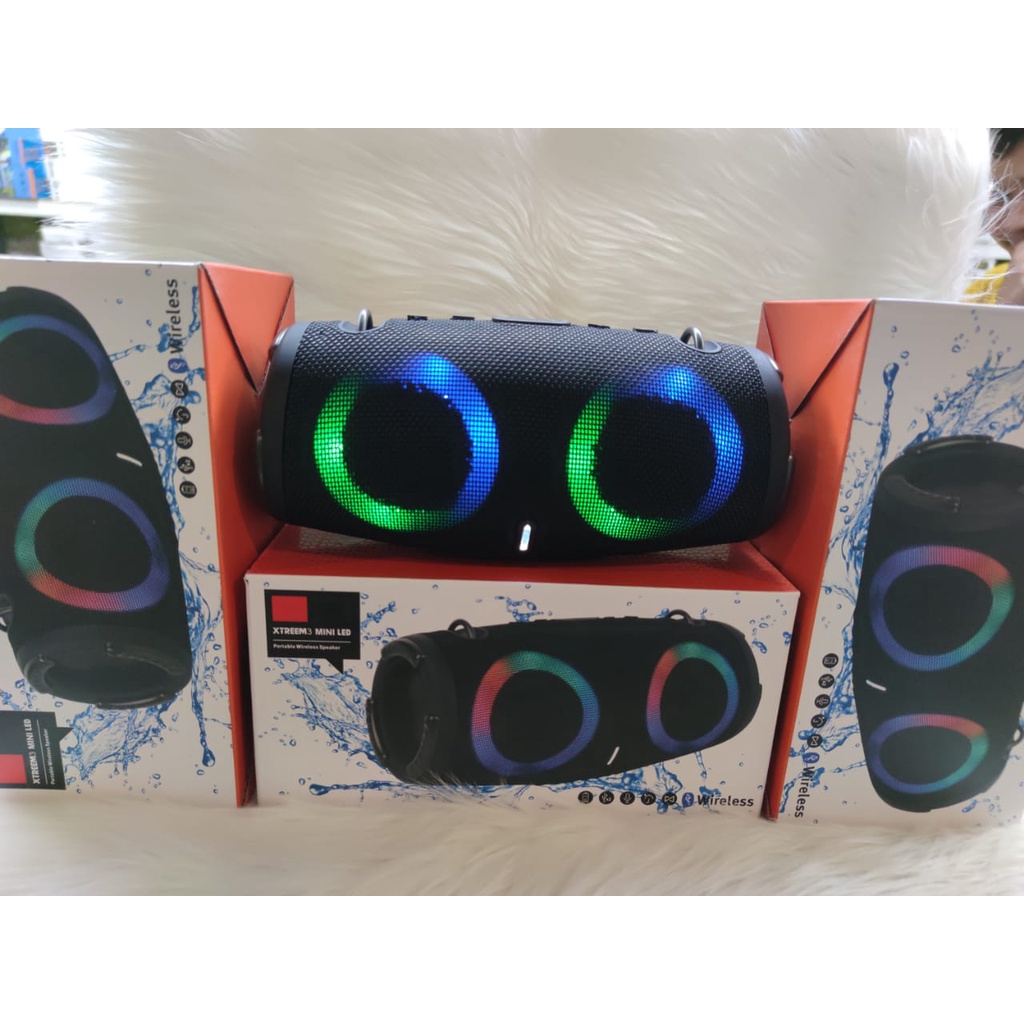 Xtreem3 Sub Woofer Bass Portabel, Speaker Keras Pemutar Musik BT