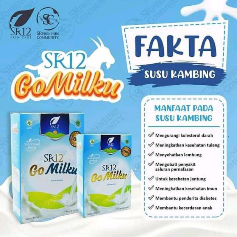 

GO MILKU SUSU KAMBING ETAWA SR12 (200g)