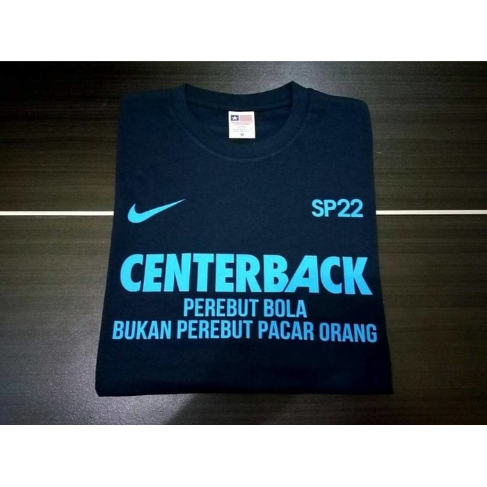 Kaos Tshirt Baju Combed 30S distro Center Back Futsal