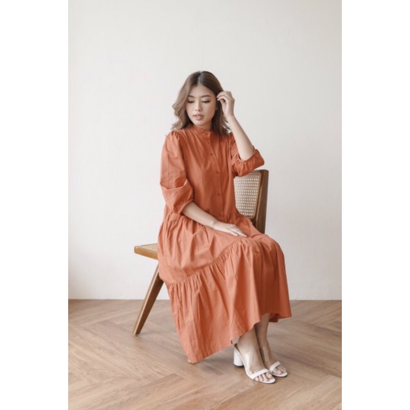 Abbeytale Poetri Dress Apricot