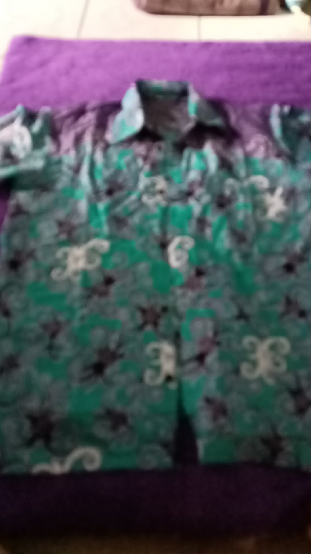 Risna Batik Hrb26 Kenongo Kemeja Hem Pendek Padi Pekalongan M L Xl Murah Keren Batik Pria Wajik Biru