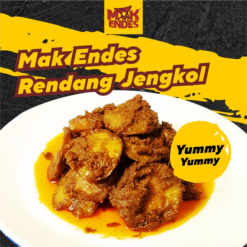 

Rendang Jengkol 250 gram Enak Murah Asli Padang