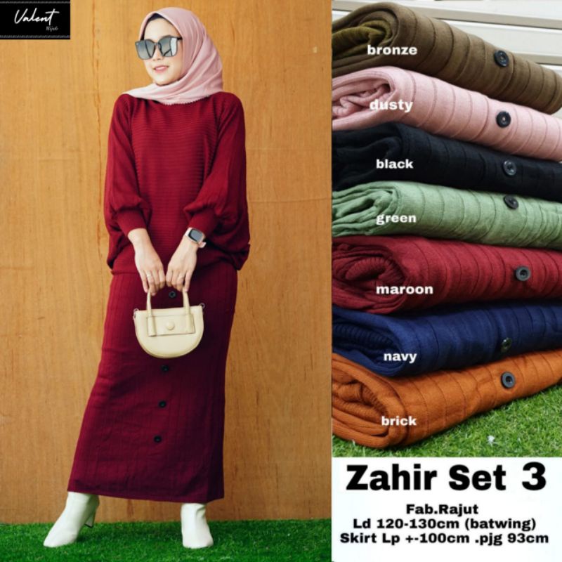 ZAHIR SET SETELAN ROK RAJUT