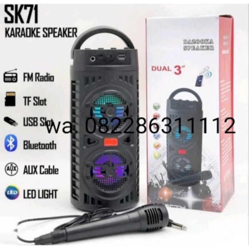 speaker bluetooth dual band sk71