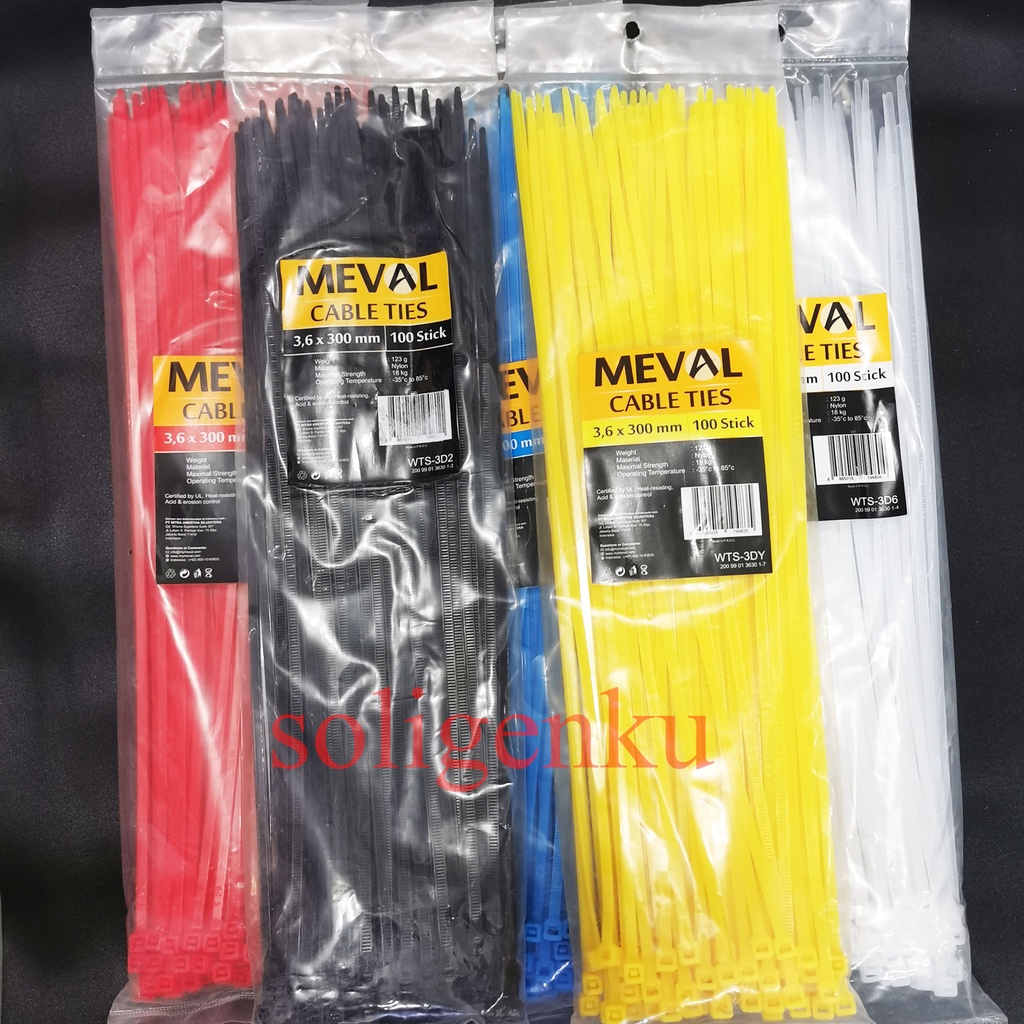 Cable Ties Meval 3,6 × 300 mm/ Kabel Ties Meval 30 CM