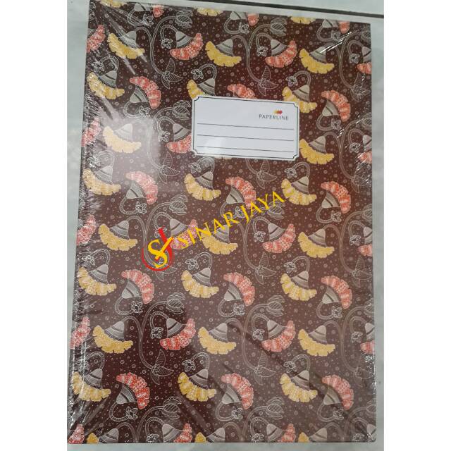 

Buku hard cover paperline folio