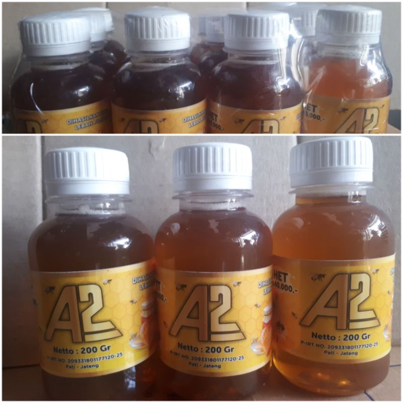 

Madu A2 asli pati-jateng 200gr harga /3pcs
