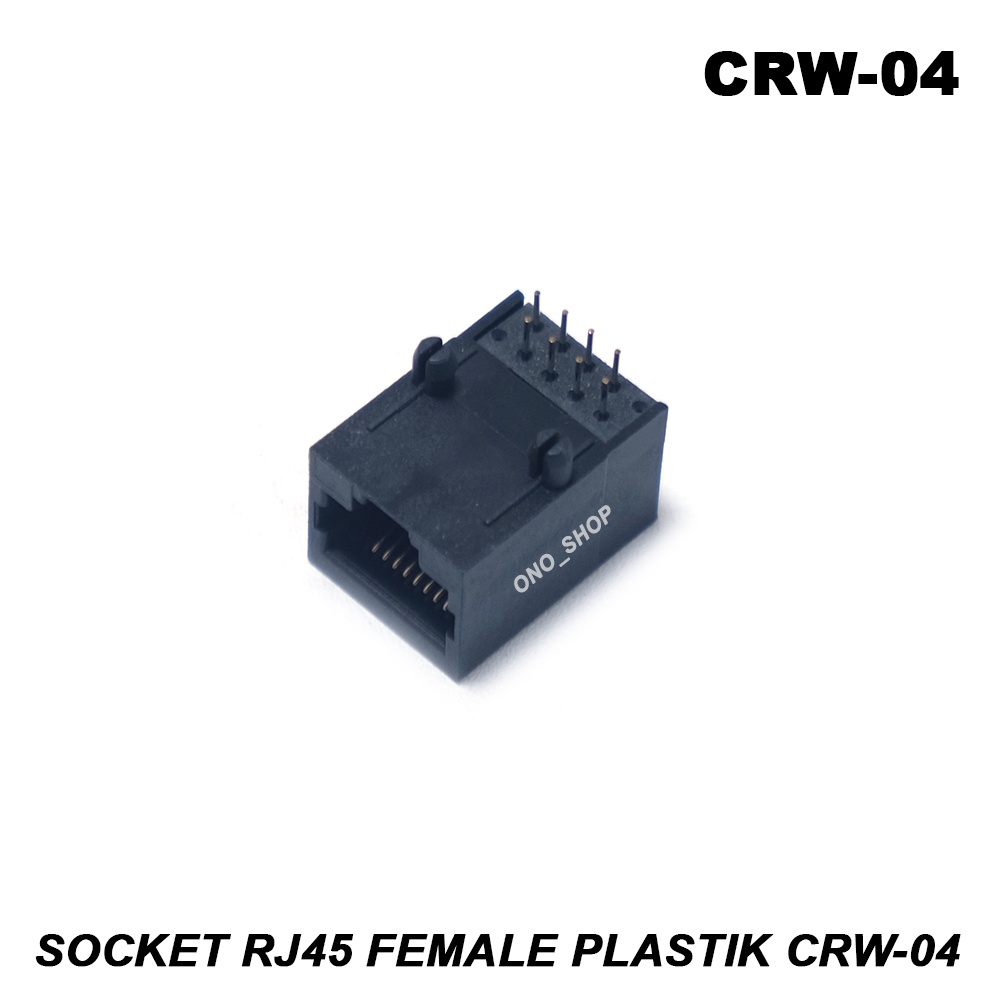 CRW-04 - Socket RJ45 Female Plastik Panjang