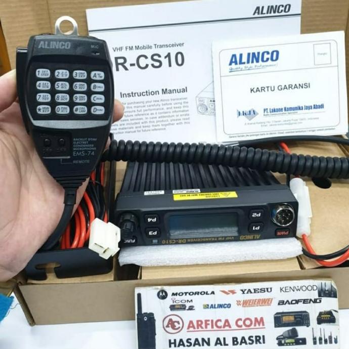 Radio Rig Alinco Dr-Cs10 Vhf Rig Alinco Dr Cs-10 Vhf Garansi Alinco Cs