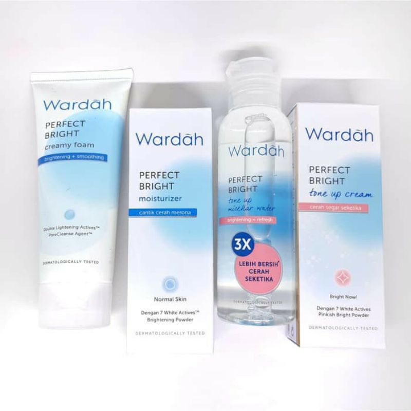 Bisa COD 1 Paket Komplit Wardah Murah Perfect Bright