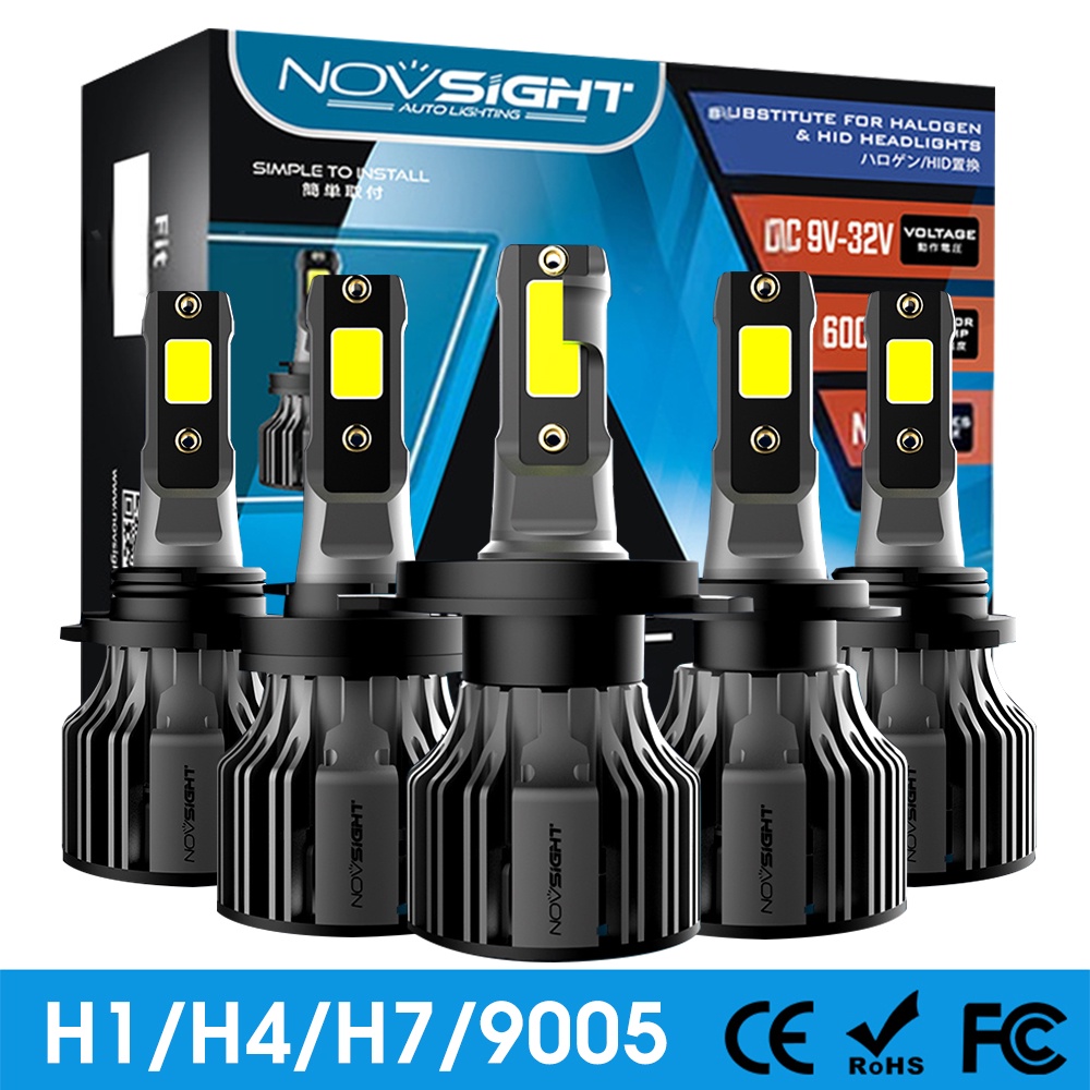 NOVSIGHT Car Led Headlight H4 H7 H11 H1 9005 10000LM Auto Lamp 6000K Car Fog Light 1 Years Warranty