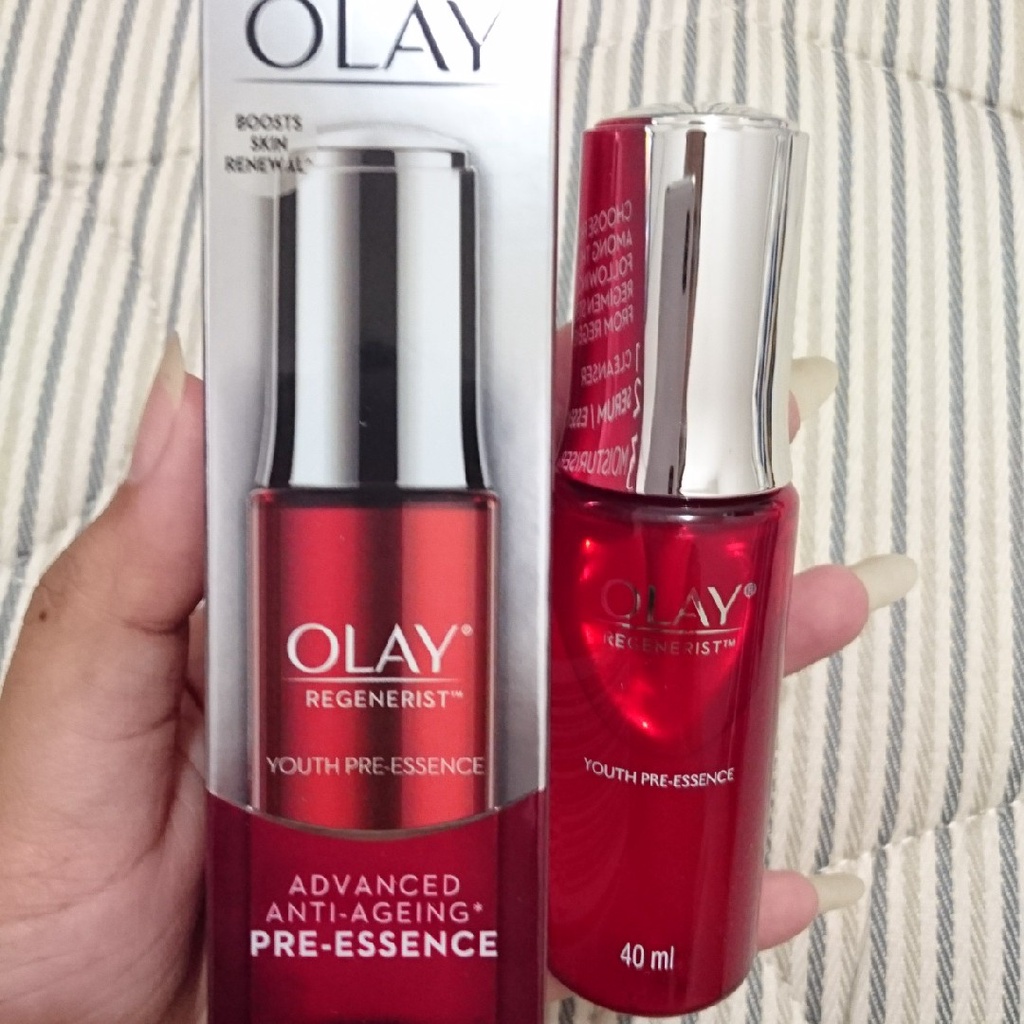 Olay Serum Wajah Regenerist Youth Pre-Essence Advanced Anti - Aging Skincare 40 ml - Kemasan merah Skin care Niacinamide