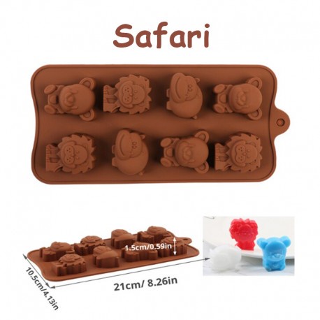 Cetakan Silikon Cokelat Happy Birthday Silicone Mold Premium Ulang Tahun Angka Star Love Heart Oven Safe Babymaniashop