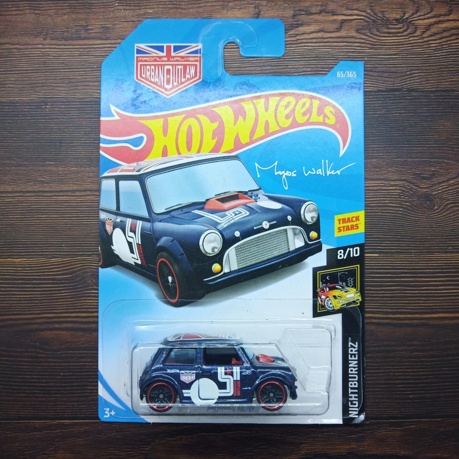 HOT WHEELS MORRIS MINI BIRU DONGKER NAVY MAGNUS WALKER HW NIGHTBURNERZ