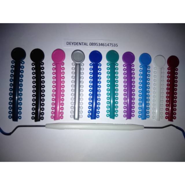 Karet behel POWER O 1paket Original 100%