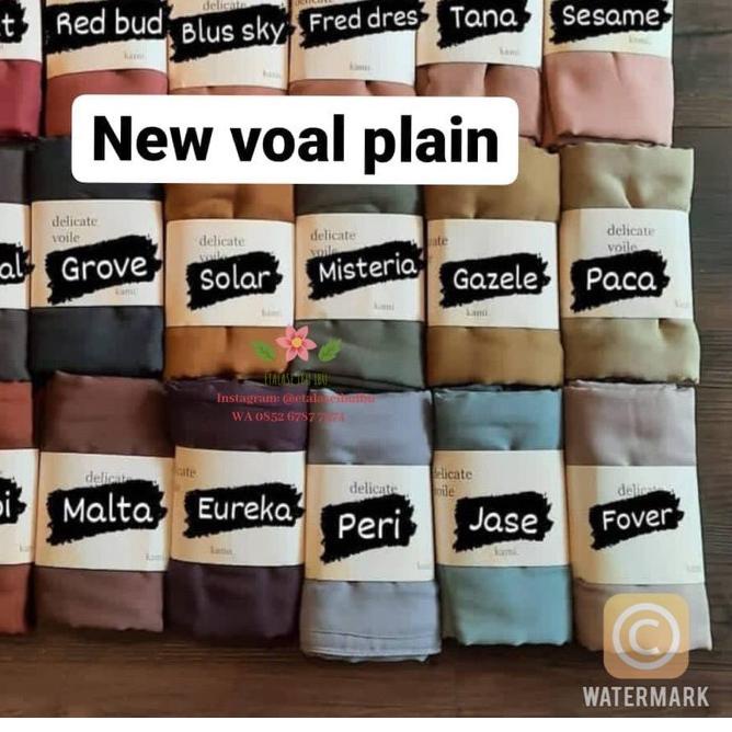 ✬ Airy Voal (New Voal Plain) Scarf by Kamiidea ♔