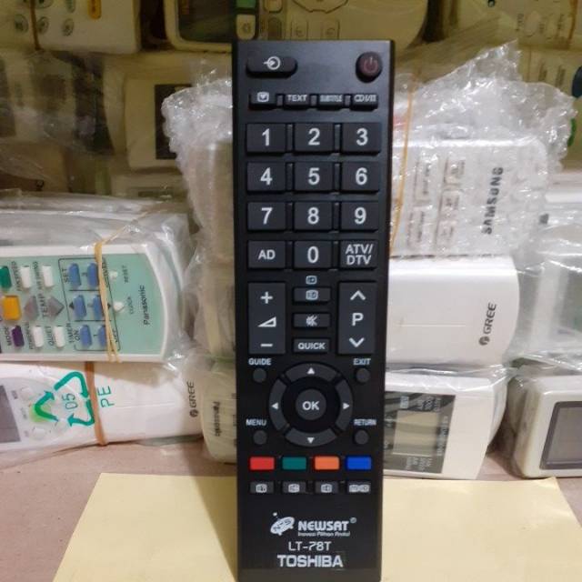 REMOTE REMOT TV TOSHIBA REGZA/PLASMA LCD LED TABUNG SLIM FLAT