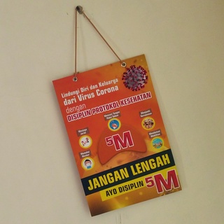 Jual Poster Gantung - Poster 5M - Poster Disiplin Protokol Kesehatan ...