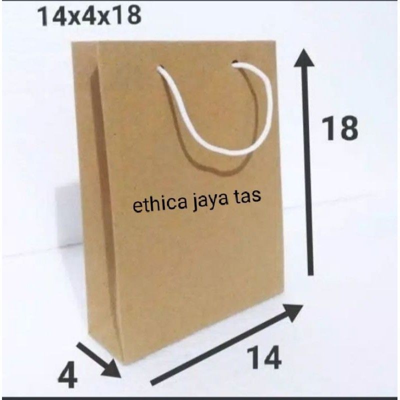 paperbag/tas kertas 14x4x18