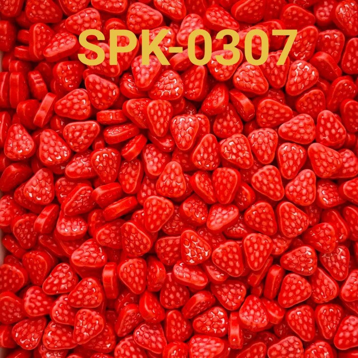 

SPK-0307 SPRINKLES SPRINKLE SPRINKEL 1KG 1KILO STROBERI STRAWBERRY HEMAT