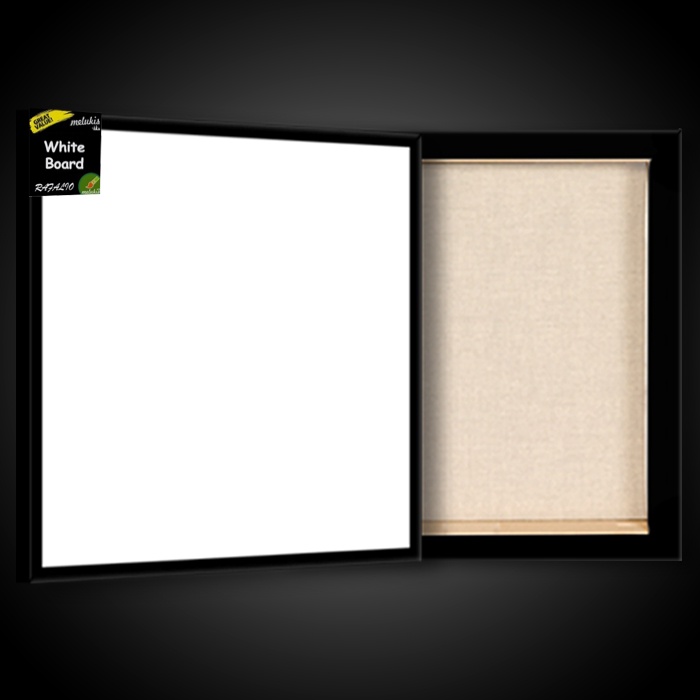 

White Board Melamin Papan Tulis Putih By Ravalio 60x80 cm