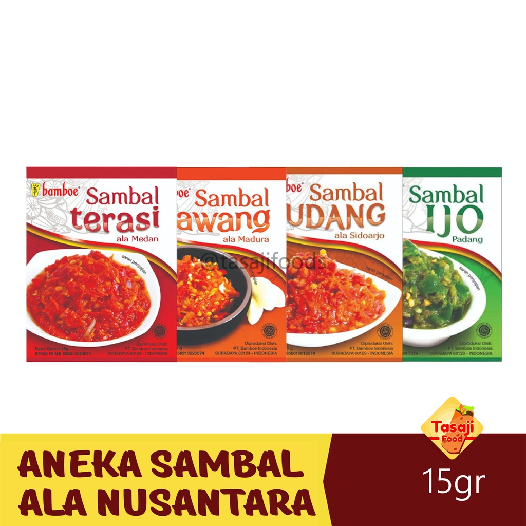 Aneka Sambal Bamboe Ala Nusantara - 15 Gram (satuan)