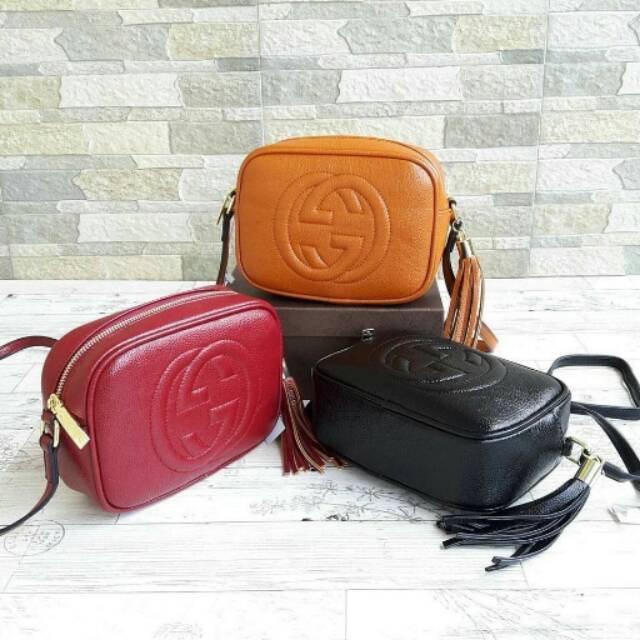 TAS GUCCI SOHO WITH BOX