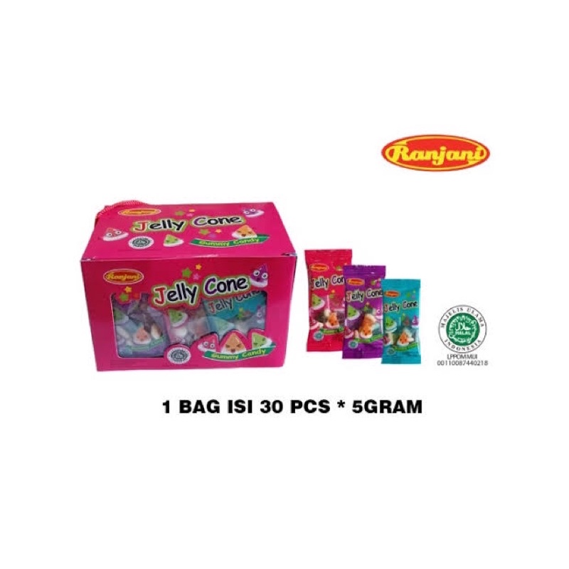 

Ranjani Jelly Cone Box isi 30 pcs