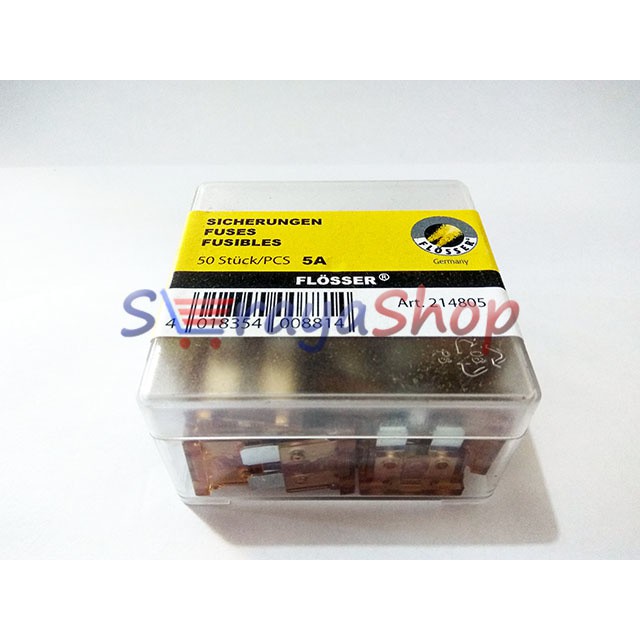 Sekring / Fuse Blade (DX) 5A (Coklat Muda) Flosser